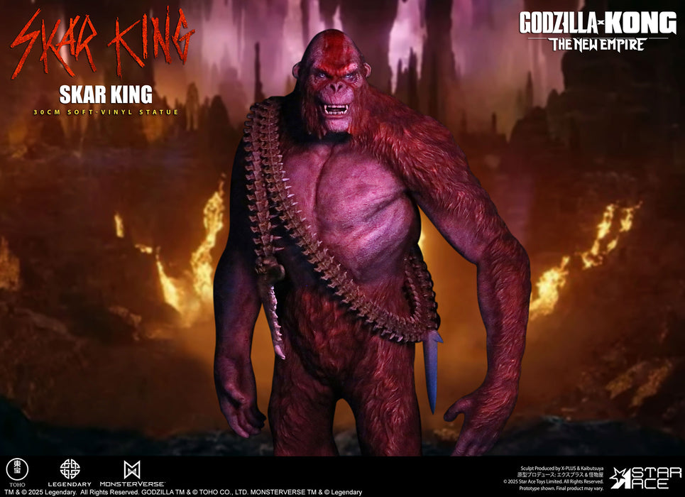 Star Ace Toys Soft Vinyl Series: Godzilla X Kong The New Empire - Skar King 11 Pulgadas