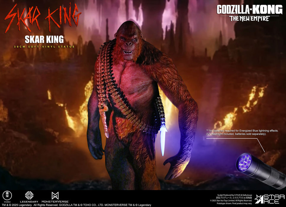 Star Ace Toys Soft Vinyl Series: Godzilla X Kong The New Empire - Skar King 11 Pulgadas