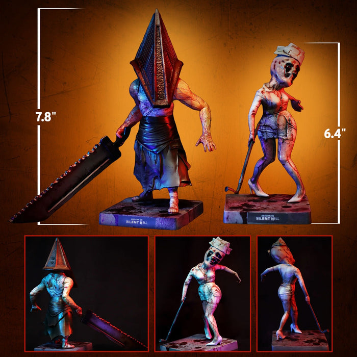 Star Ace Toys: Silent Hill 2 - Pyramid Head y Enfermera Cabeza de Burbuja Escala 1/6