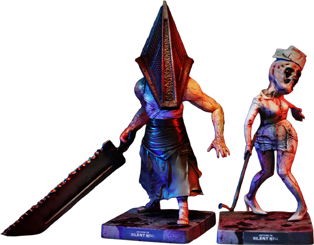 Star Ace Toys: Silent Hill 2 - Pyramid Head y Enfermera Cabeza de Burbuja Escala 1/6