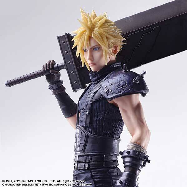 Square Enix Figures Static Arts: Final Fantasy Iiv Remake - Cloud Strife
