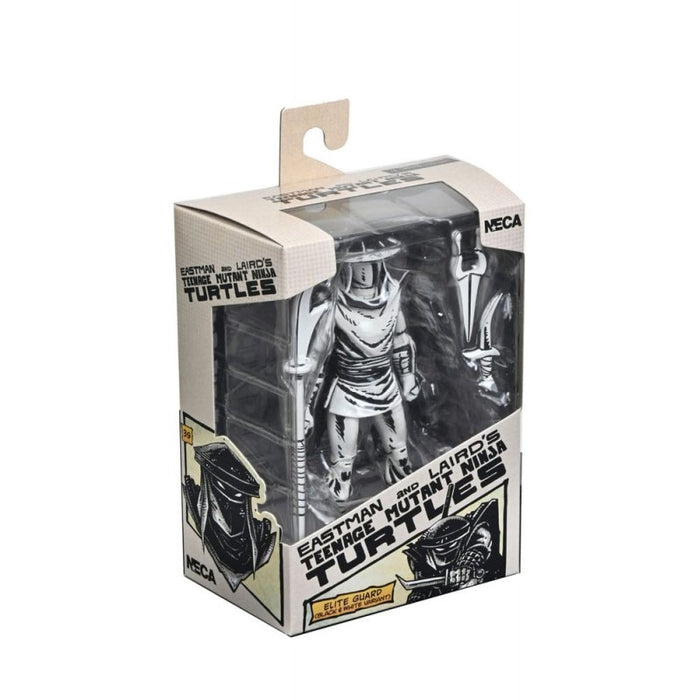 NECA Figura de Accion: TMNT Tortugas Ninja Mirage Comics - Elite Foot Ninja Guard Black & White Figure 7 Pulgadas