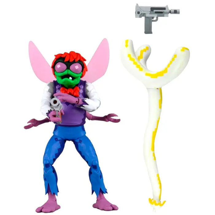 NECA Figura de Accion Ultimate: TMNT Turtles in Time - Baxter Stockman 7 Pulgadas
