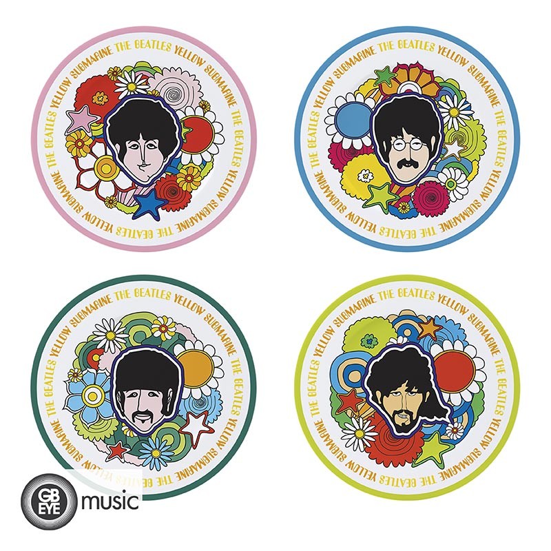 ABYstyle Platos De Ceramica: The Beatles Yellow Submarine - Set de platos