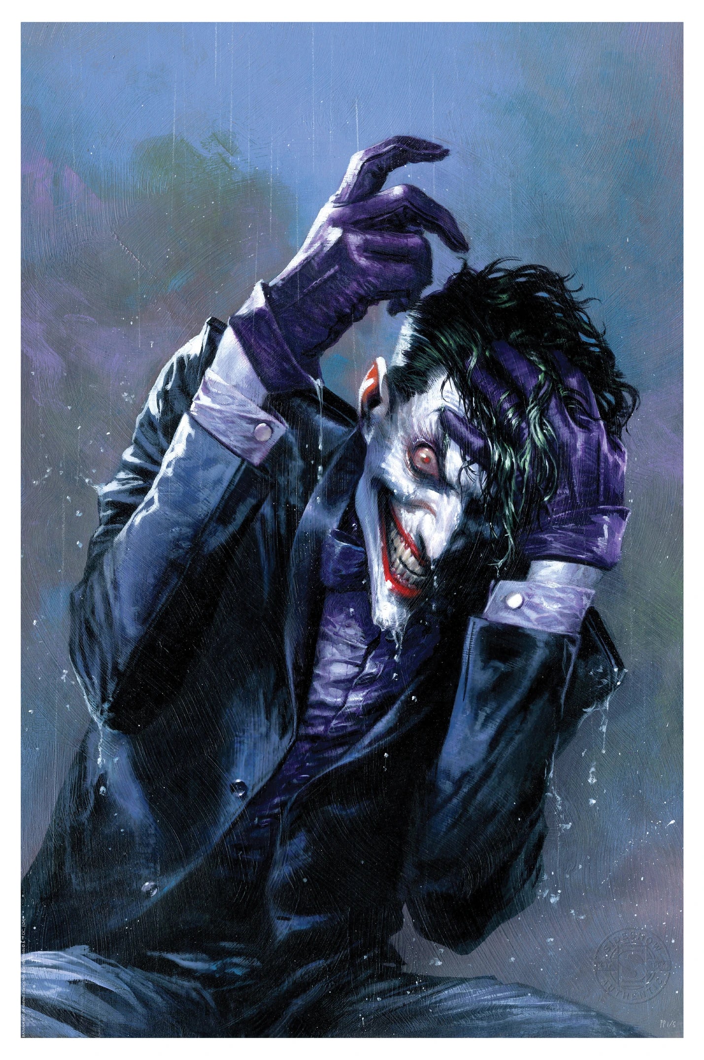 Sideshow Art Print: DC Comics - The Joker Litografia