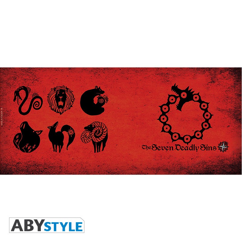 ABYstyle Taza De Ceramica: Los Siete Pecados Capitales - Emblema 320 ml