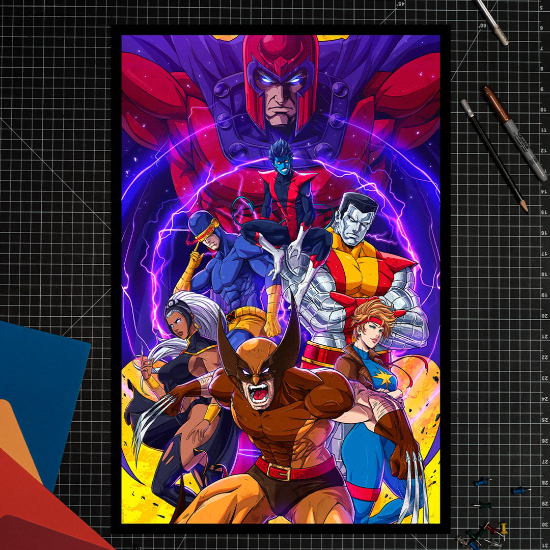 Sideshow Art Print: Marvel X Men - The Uncanny X-Men Litografia