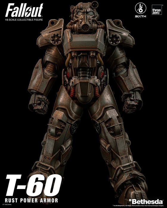 Threezero: Fallout - Armadura de Potencia T-60 Rust Escala 1/6