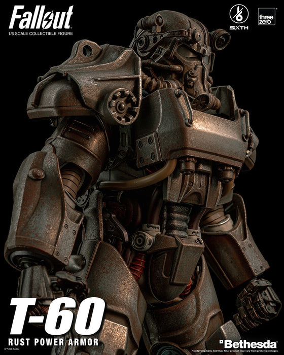 Threezero: Fallout - Armadura de Potencia T-60 Rust Escala 1/6