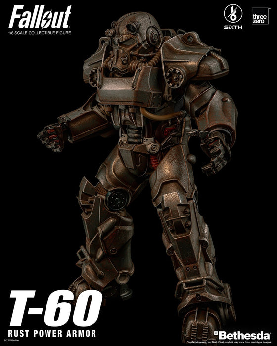 Threezero: Fallout - Armadura de Potencia T-60 Rust Escala 1/6