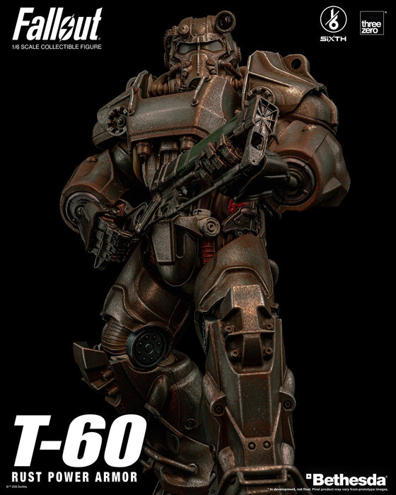 Threezero: Fallout - Armadura de Potencia T-60 Rust Escala 1/6