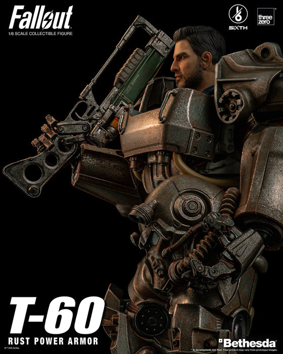 Threezero: Fallout - Armadura de Potencia T-60 Rust Escala 1/6