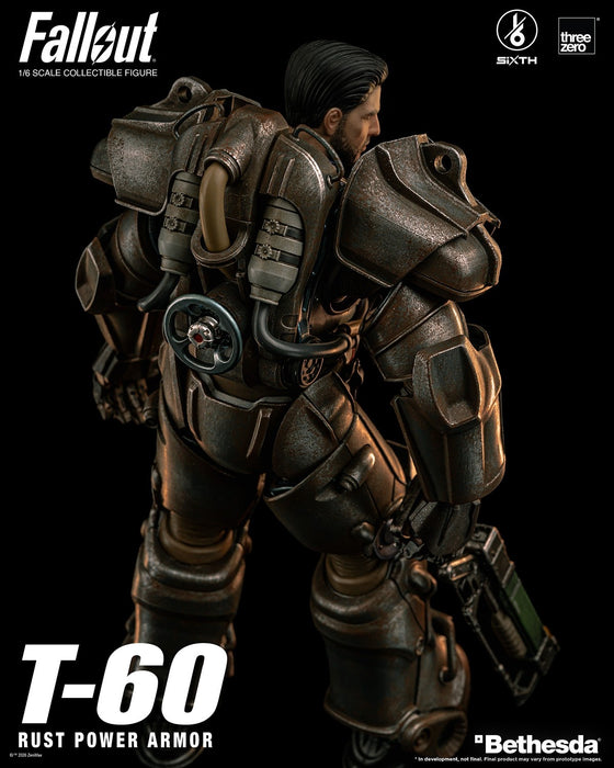 Threezero: Fallout - Armadura de Potencia T-60 Rust Escala 1/6