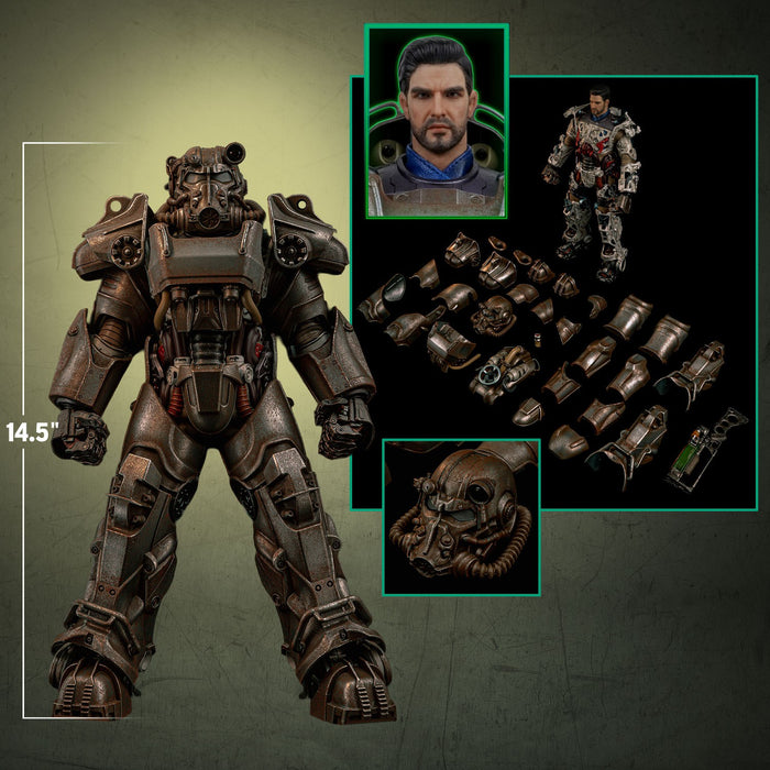 Threezero: Fallout - Armadura de Potencia T-60 Rust Escala 1/6