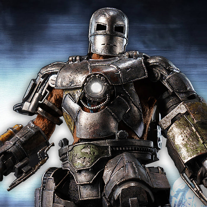 Threezero Dlx Series: Marvel Studios The Infinity Saga - Iron Man Mark 1 6.8 Pulgadas