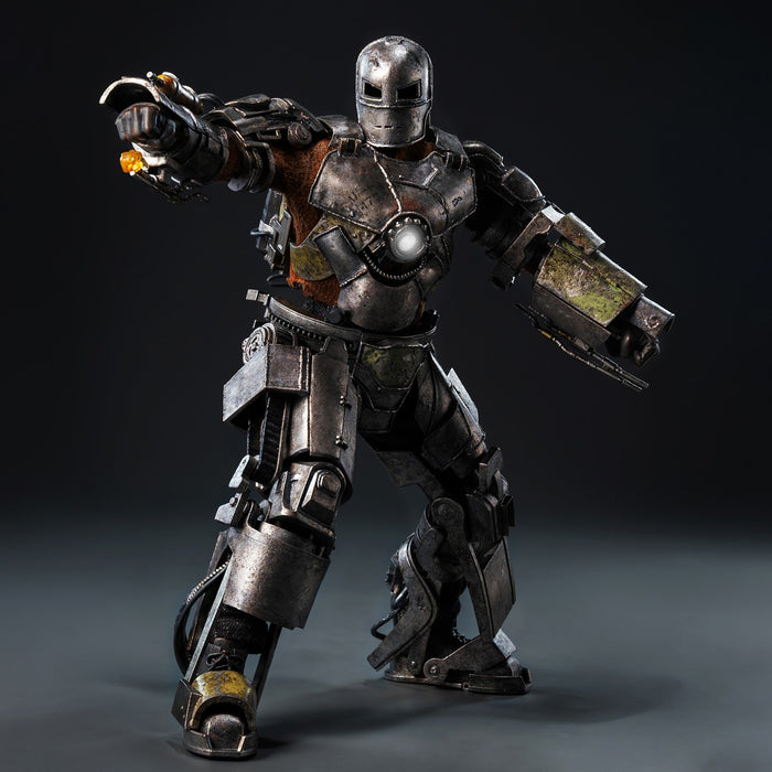 Threezero Dlx Series: Marvel Studios The Infinity Saga - Iron Man Mark 1 6.8 Pulgadas