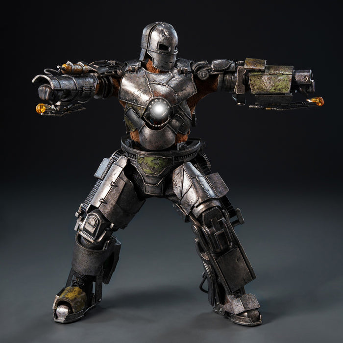 Threezero Dlx Series: Marvel Studios The Infinity Saga - Iron Man Mark 1 6.8 Pulgadas