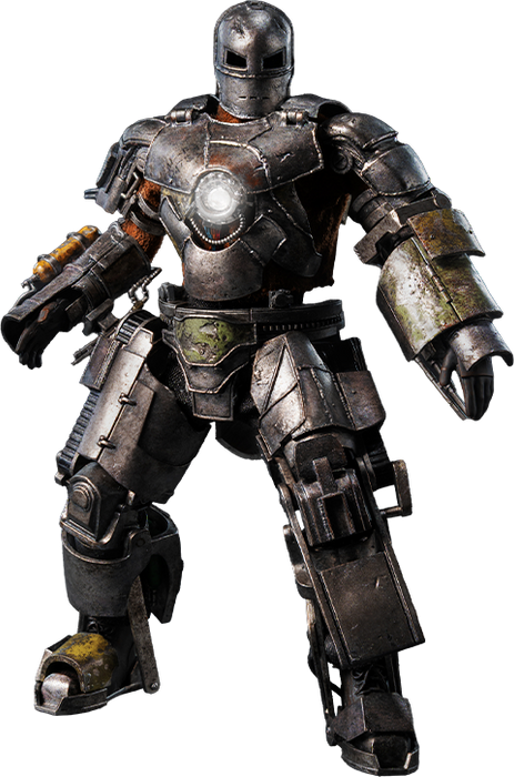 Threezero Dlx Series: Marvel Studios The Infinity Saga - Iron Man Mark 1 6.8 Pulgadas