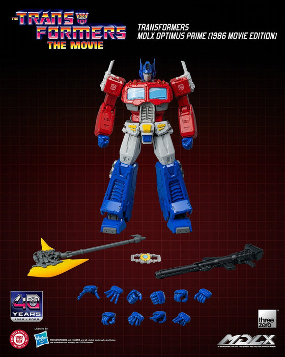 Threezero MDLX : Transformers 1986 Movie Edition - Optimus Prime 7 Pulgadas