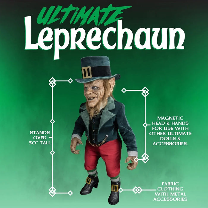 Trick or Treat Studios Ultimate Doll: Leprechaun - Duende Maldito 30 Pulgadas