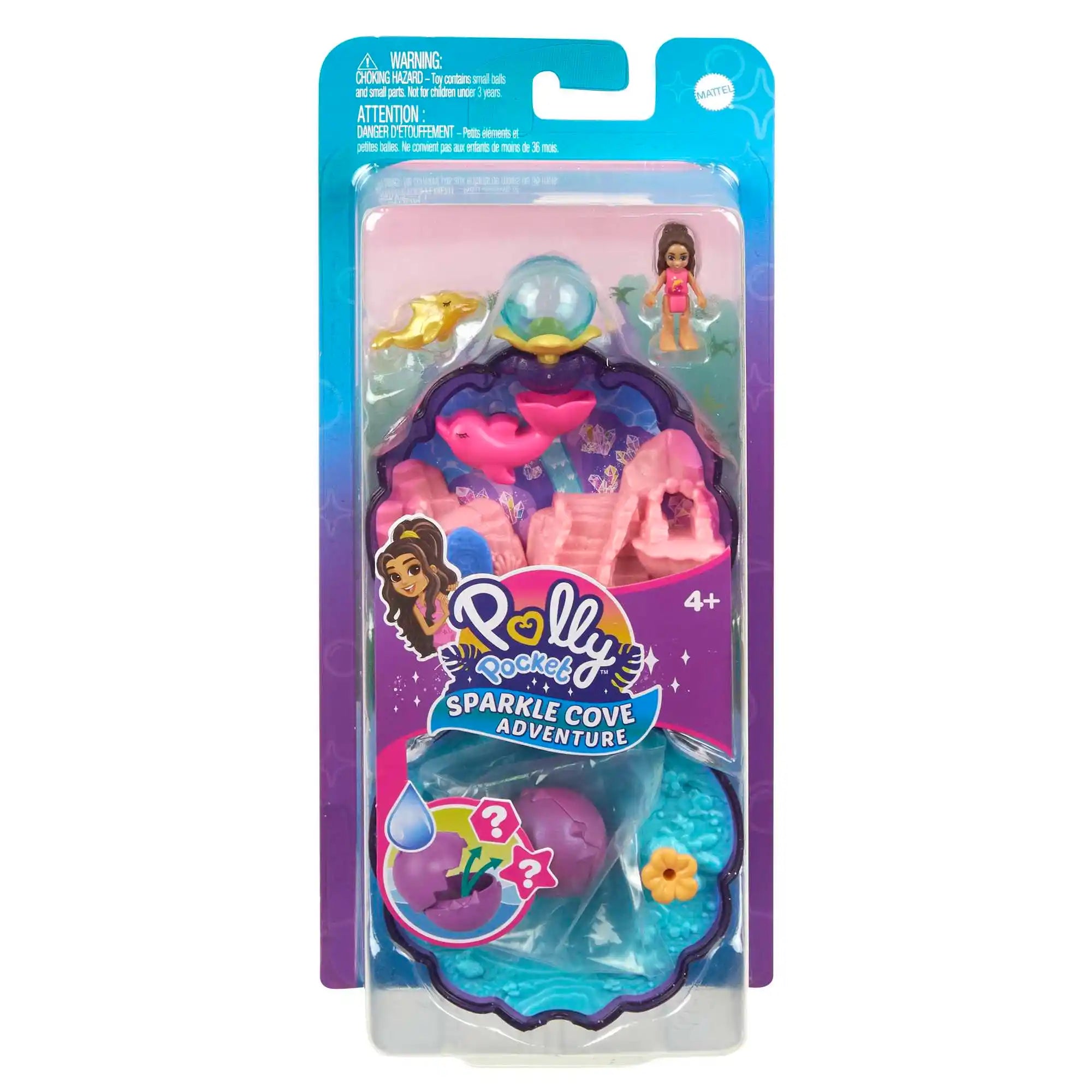 Polly Pocket: Set De Juego - Conchita Bahia Magica Color Aleatorio