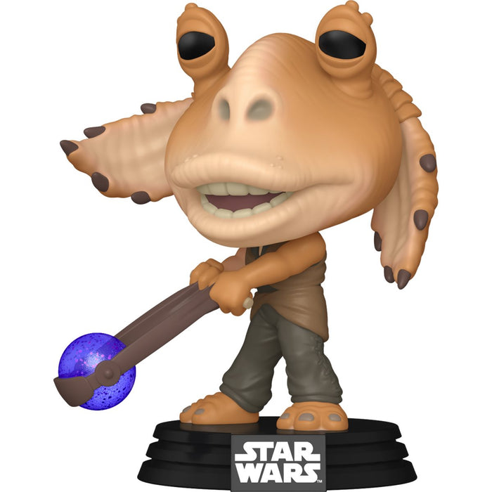 Funko Pop Star Wars: La Amenaza Fantasma - Jar Jar Binks con Booma Balls