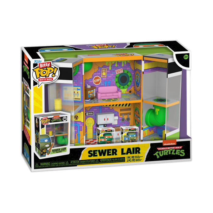 Funko Bitty Boxes: TMNT Tortugas Ninjas - La Guarida De Las Alcantarillas