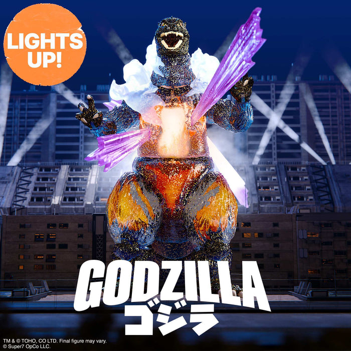 Super7 Ultimates: Godzilla Vs Destoroyah - Final Battle Godzilla Led Lightup