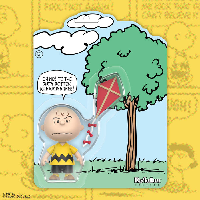 Super7 Reaction: Peanuts Charlie Brown - Charlie Brown Y El Arbol Come Cometas