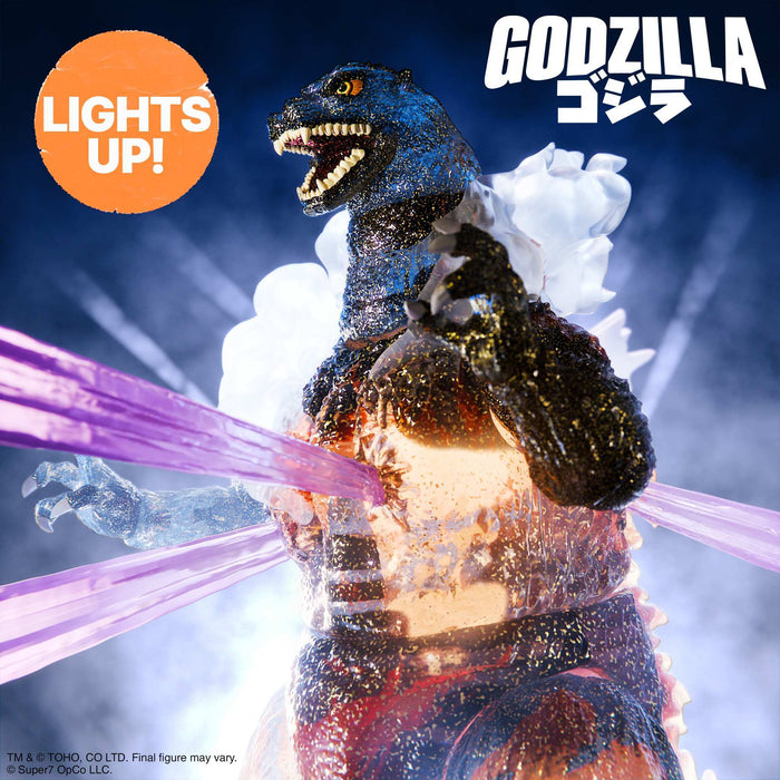 Super7 Ultimates: Godzilla Vs Destoroyah - Final Battle Godzilla Led Lightup