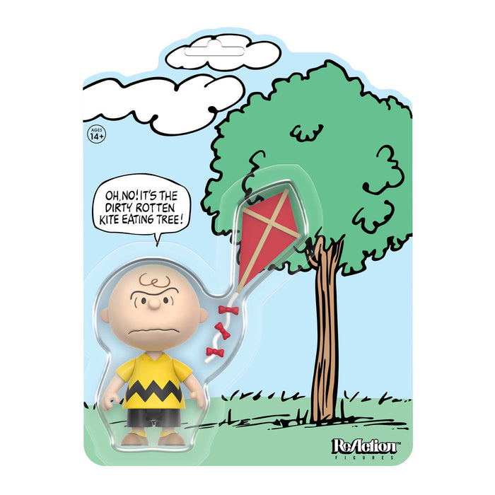 Super7 Reaction: Peanuts Charlie Brown - Charlie Brown Y El Arbol Come Cometas