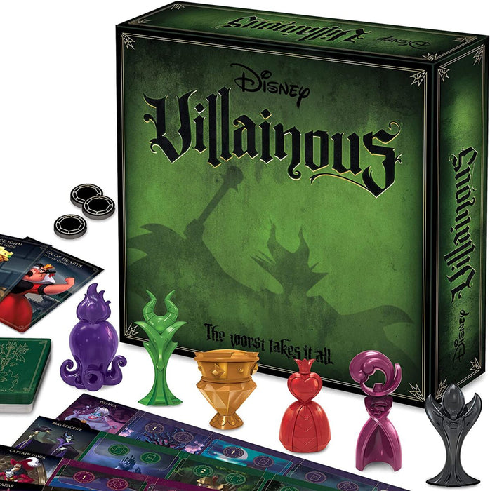 Ravensburger Juegos de Mesa: Disney -  Villanos En Español