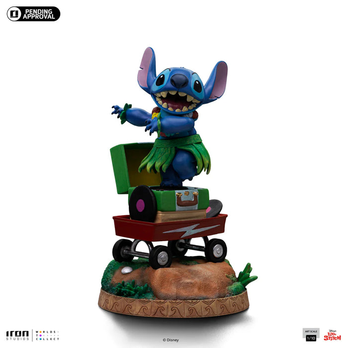 Iron Studios: Lilo y Stitch - Stitch Hula Version Escala de Arte 1/10