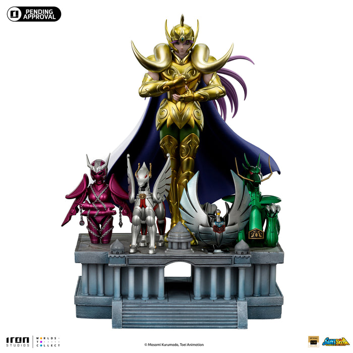 IRON Studios: Saint Seiya - Mu de Aries Deluxe Escala De Arte 1/10