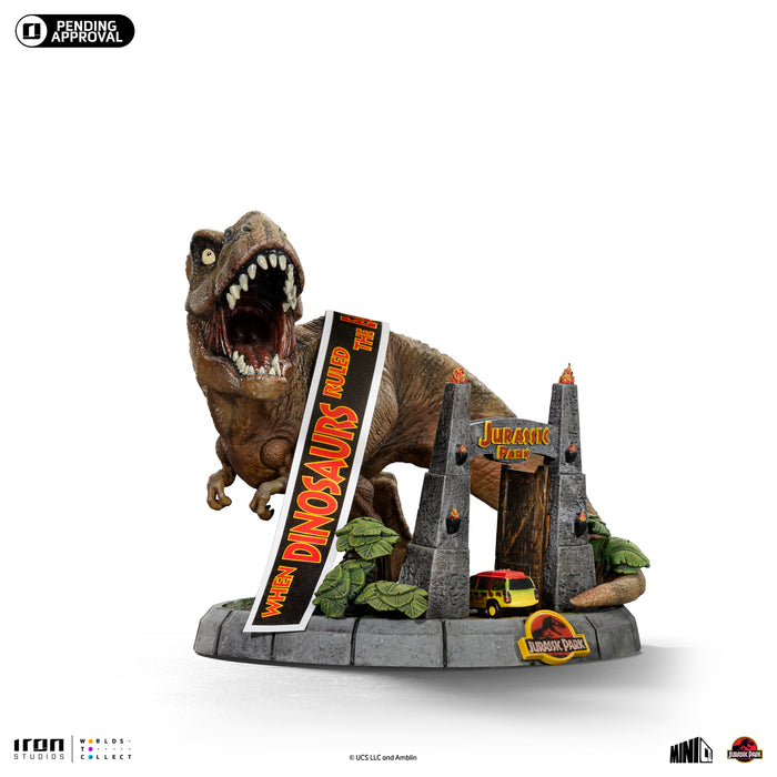 IRON Studios Minico: Jurassic Park - T Rex 30 Aniversario Deluxe