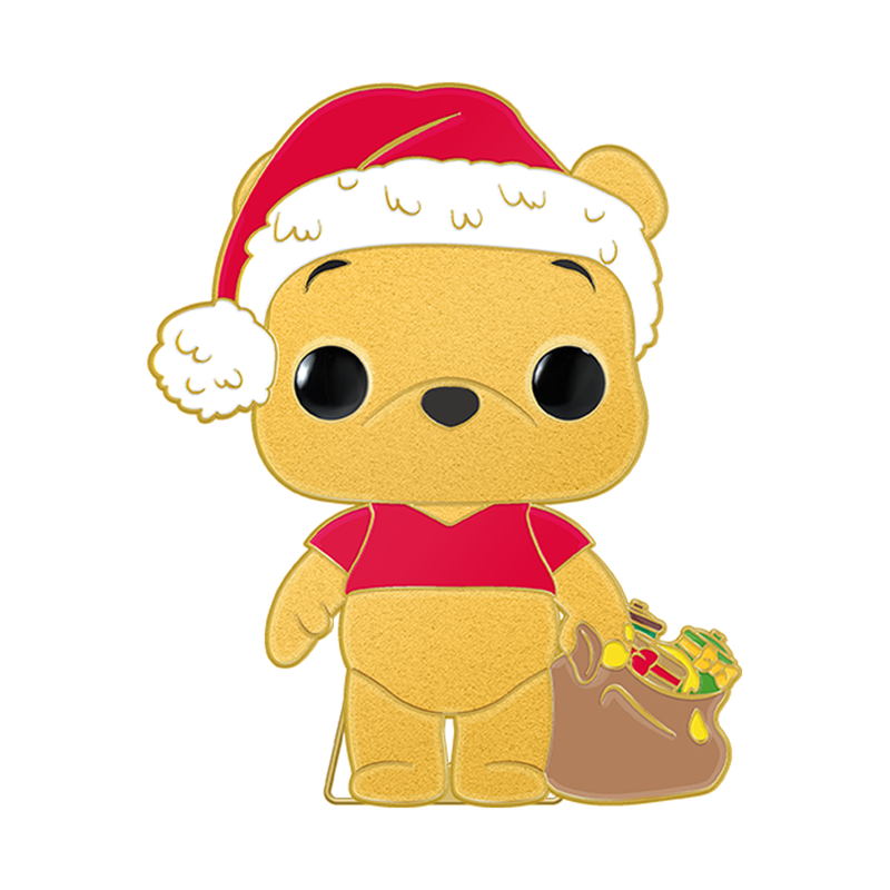 Funko Pop Pin: Disney Holiday - Winnie The Pooh Glow Pin Esmaltado