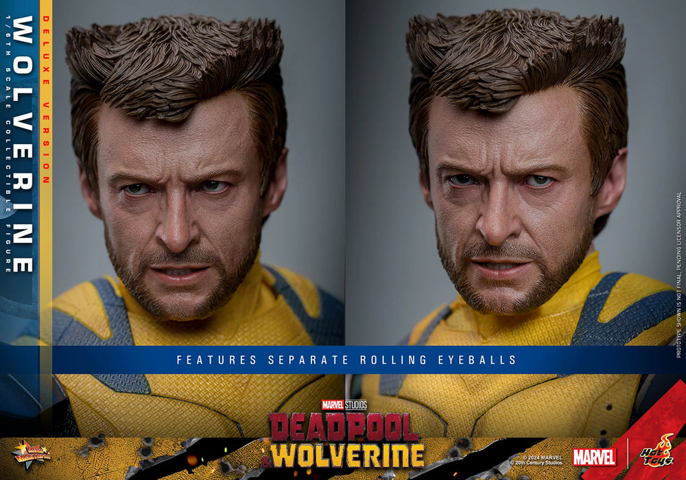 Hot Toys Movie Masterpiece Series: Marvel Deadpool y Wolverine - Wolverine Deluxe Escala 1/6