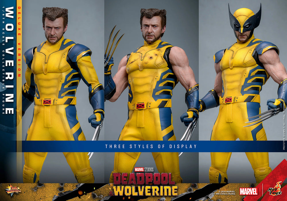 Hot Toys Movie Masterpiece Series: Marvel Deadpool y Wolverine - Wolverine Deluxe Escala 1/6