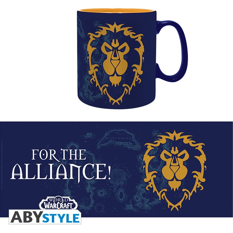 ABYstyle Taza De Ceramica: World of Warcraft - For The Alliance 460 ml