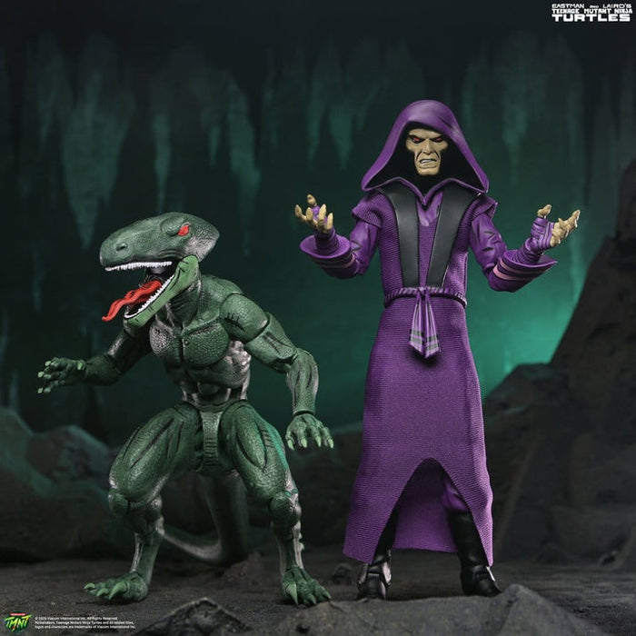 NECA Figura de Accion: TMNT Tortugas Ninja Mirage Comics - Daimyo Orkai y Raptor 7 Pulgadas