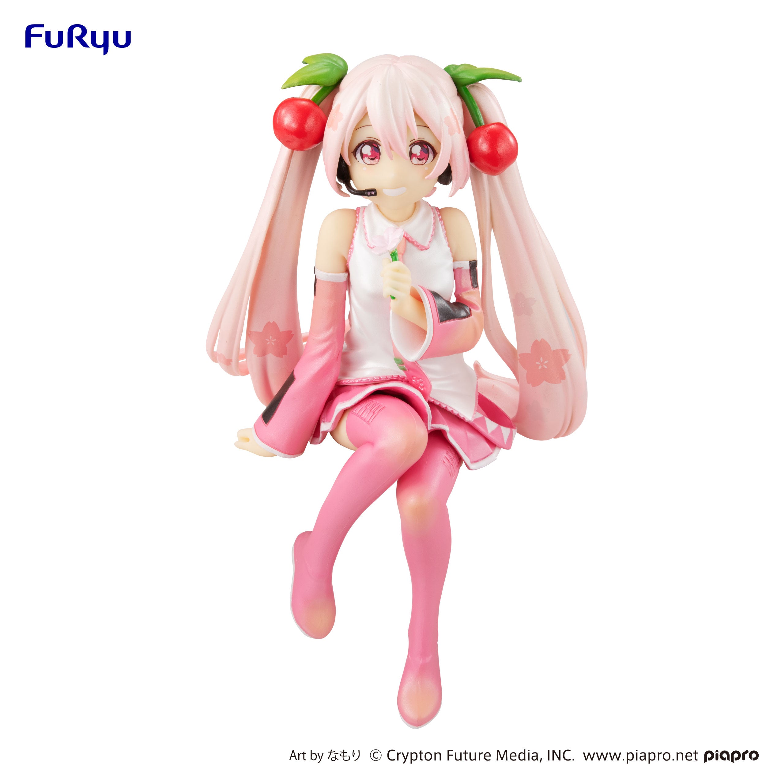 Furyu Figures Noodle Stopper: Hatsune Miku - Sakura Miku 2022 Pearl Color