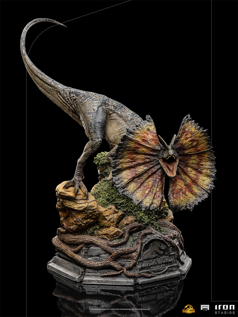 IRON Studios: Jurassic World - Dilophosaurus Escala de Arte 1/10