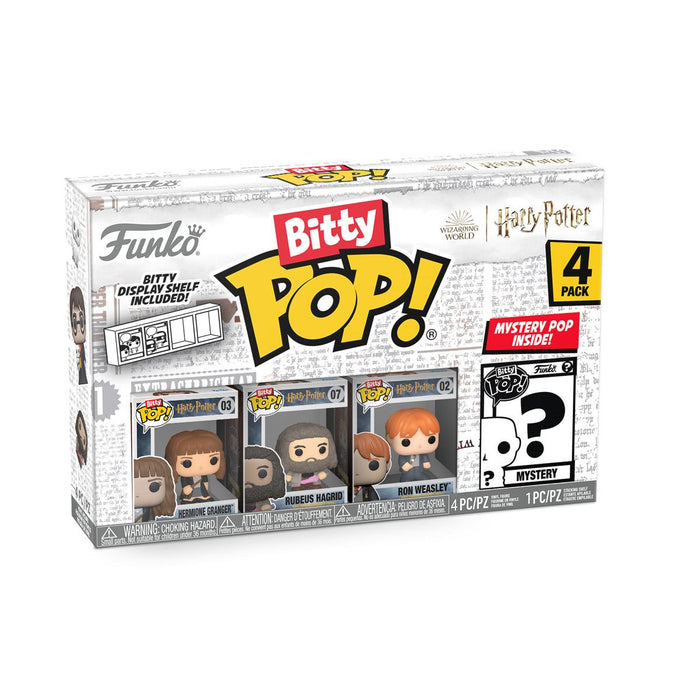 Funko Bitty Pop: Harry Potter -  Hermione en Tunica 4 Pack