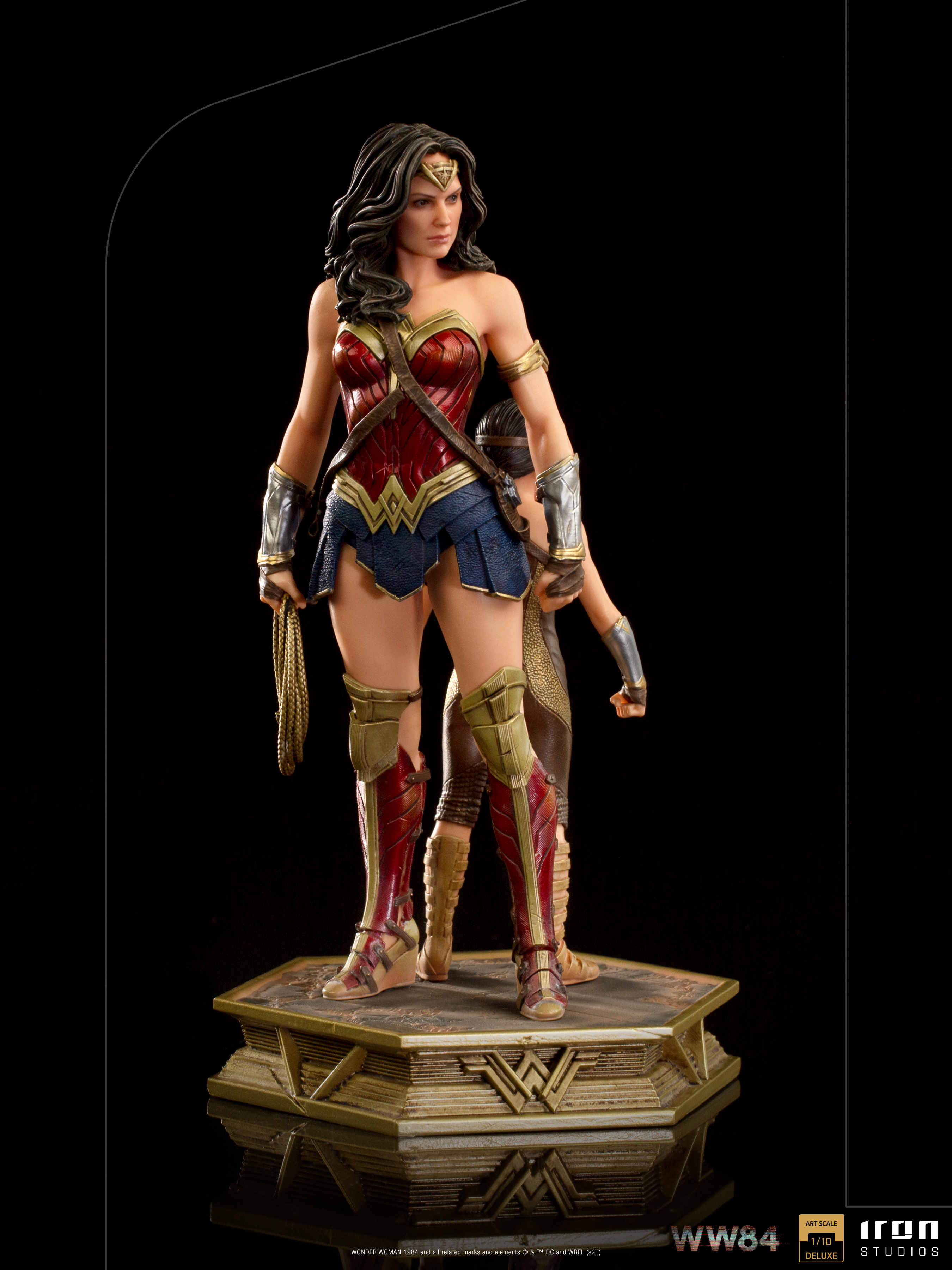 IRON Studios: DC WW84  - Wonder Woman y Diana Deluxe Escala de Arte 1/10