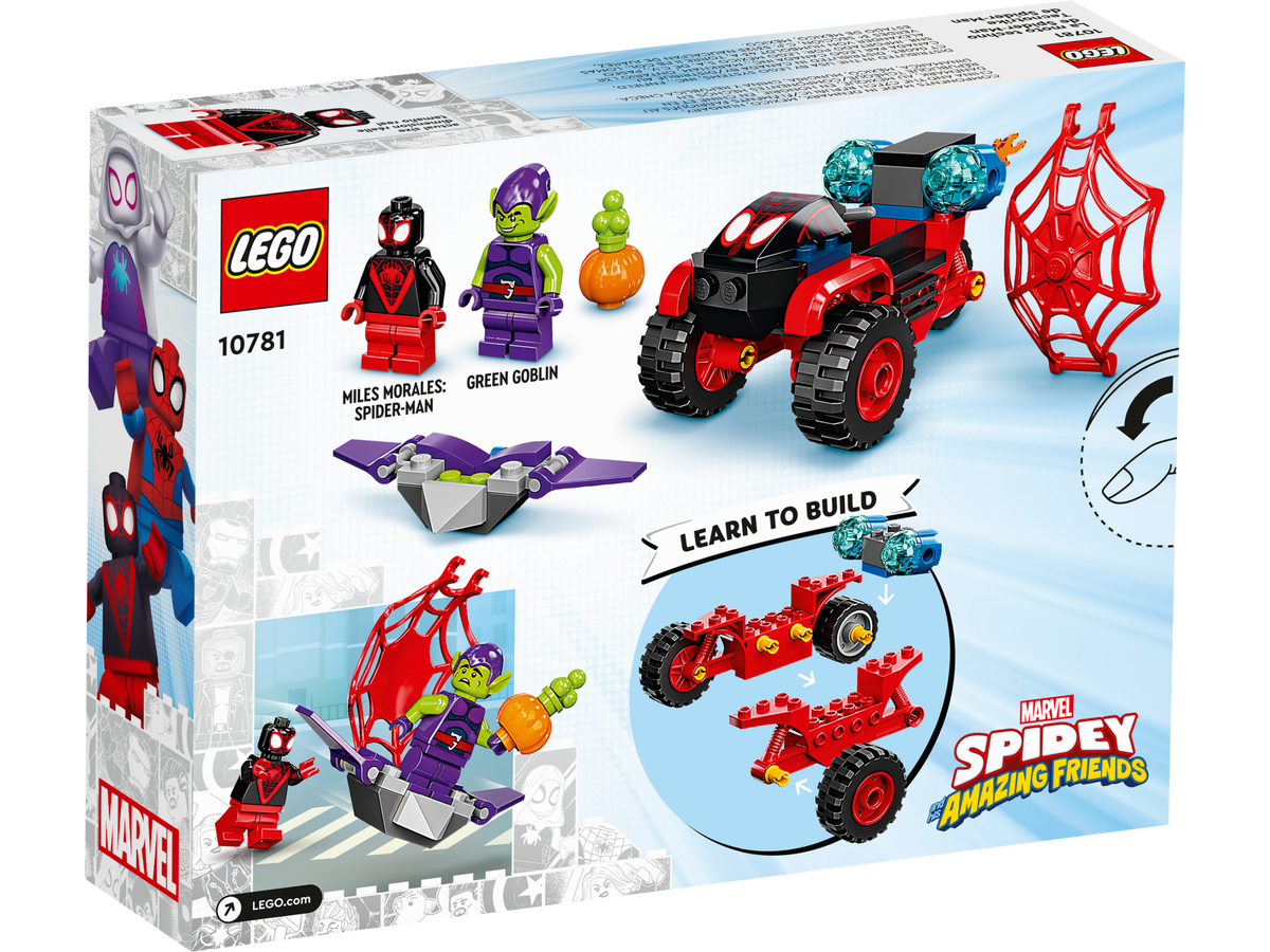 LEGO Marvel Spidey y su Super Equipo: Miles Morales Tecnotrike de Spider Man 10781