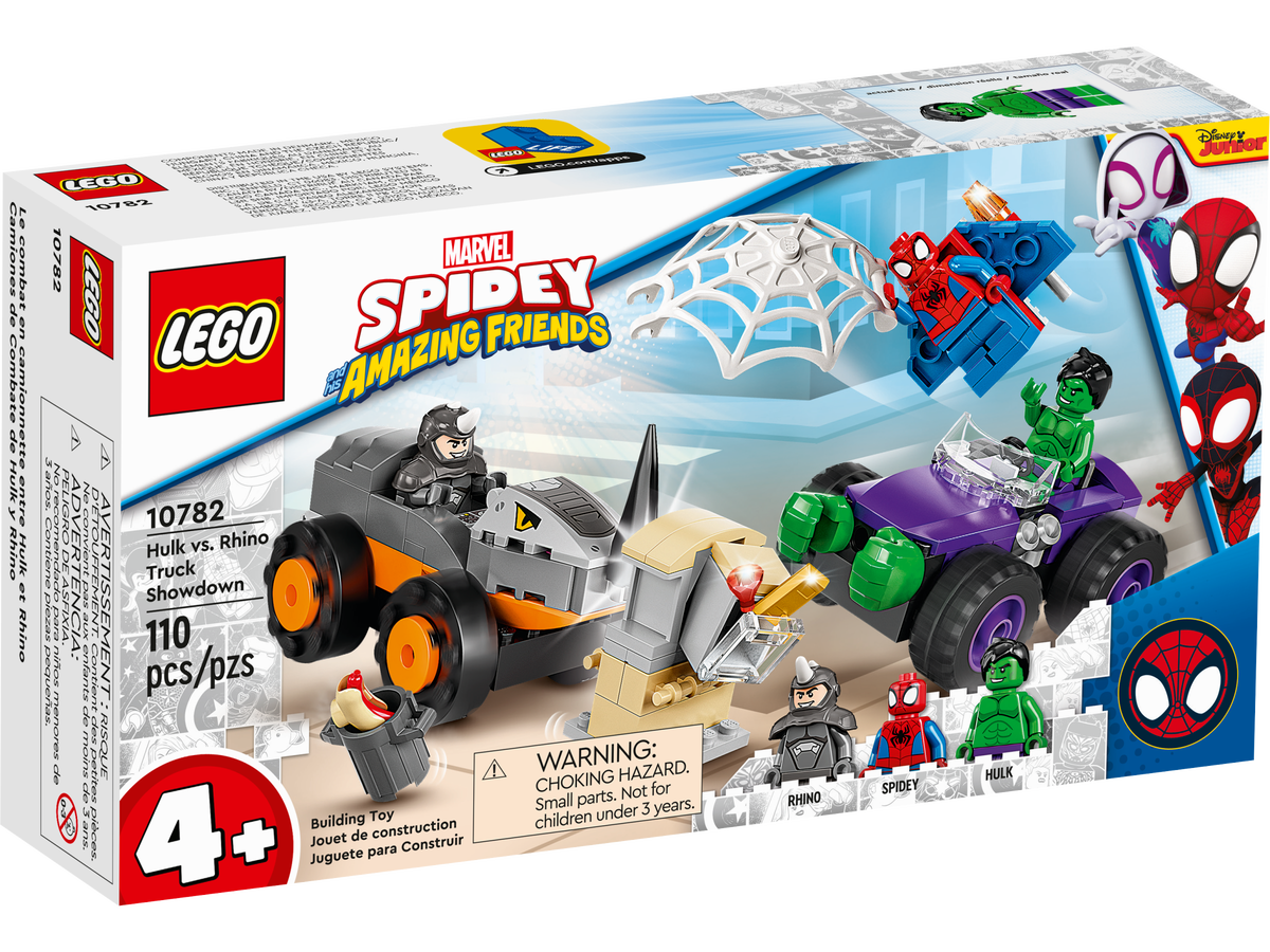 LEGO Marvel Camiones de Combate de Hulk y Rino 10782