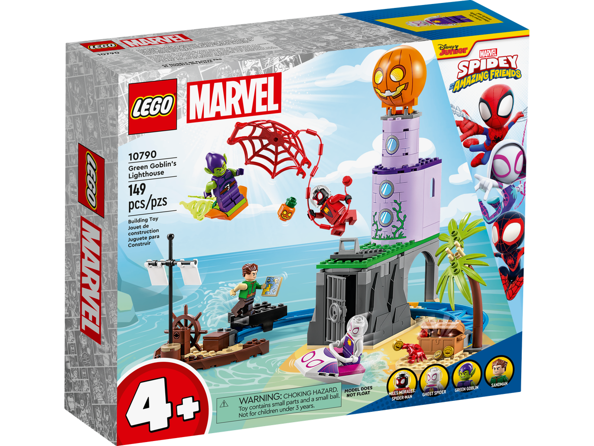 LEGO Marvel Spidey y su Super Equipo Equipo Spidey en el Faro del Duende Verde 10790
