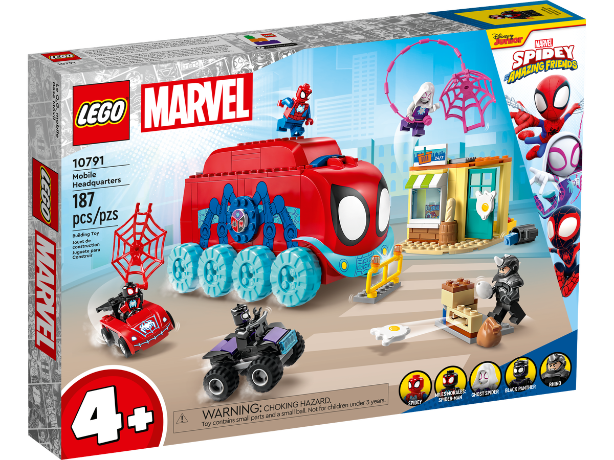 LEGO Marvel Spidey y su Super Equipo Base Móvil del Equipo Spidey 10791
