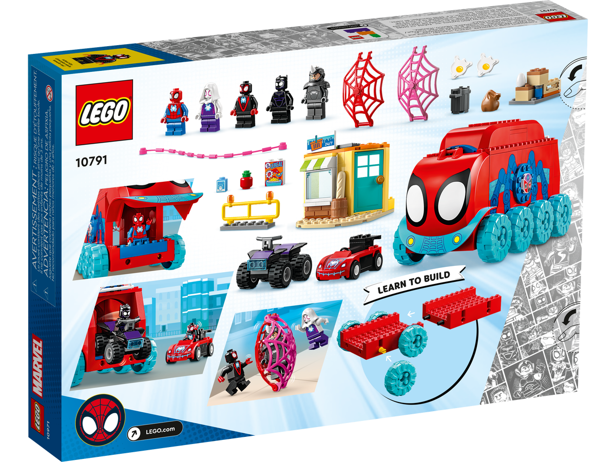 LEGO Marvel Spidey y su Super Equipo Base Móvil del Equipo Spidey 10791