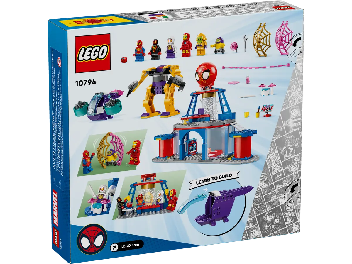 LEGO Marvel Spidey y su Super Equipo Cuartel General Aracnido del Equipo Spidey 10794